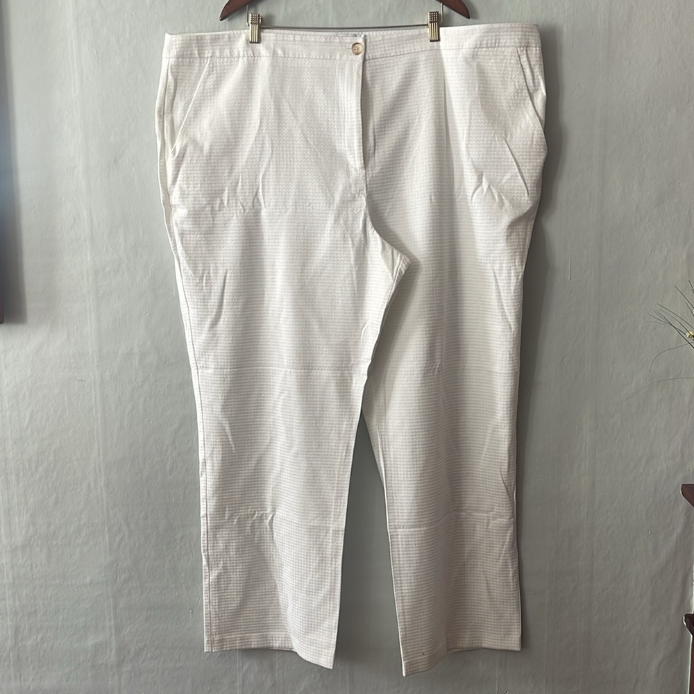 ASOS Design Curve White Trousers, Size 24 - worn once